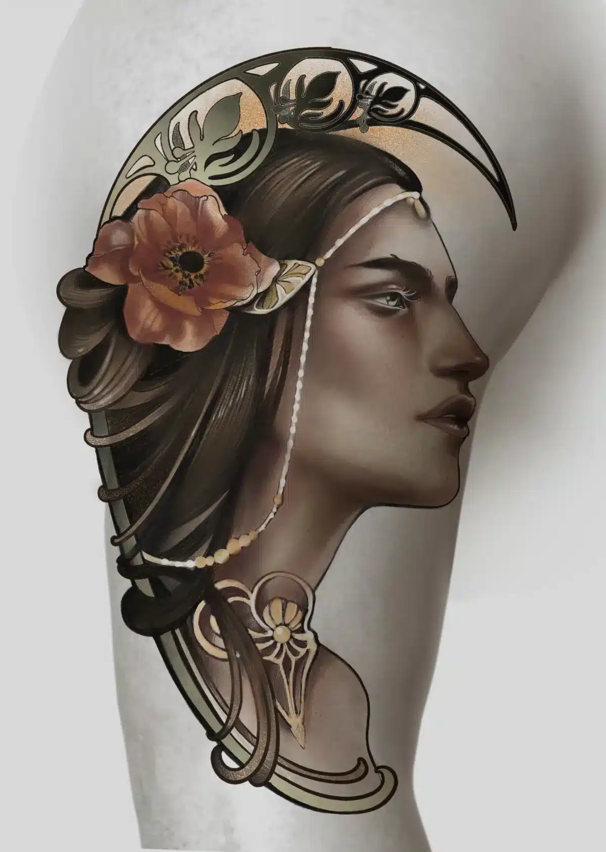 Ilustracion Fiori Lorett - Neotraditional Tattoo - (1)