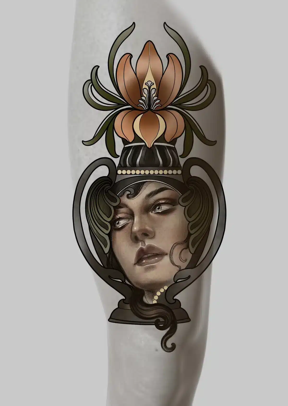 Ilustracion Fiori Lorett - Neotraditional Tattoo - (10)