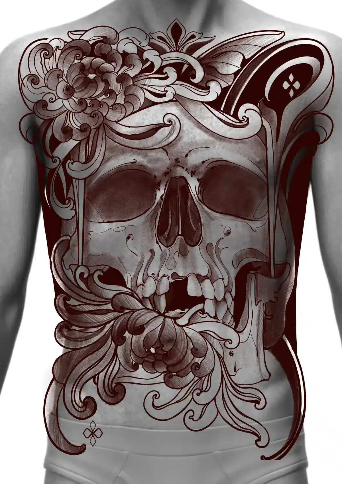 Ilustracion Fiori Lorett - Neotraditional Tattoo - (12)