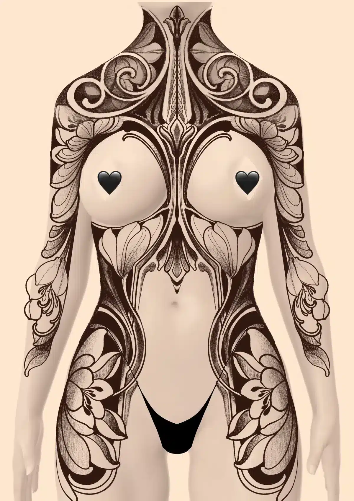 Ilustracion Fiori Lorett - Neotraditional Tattoo - (21)