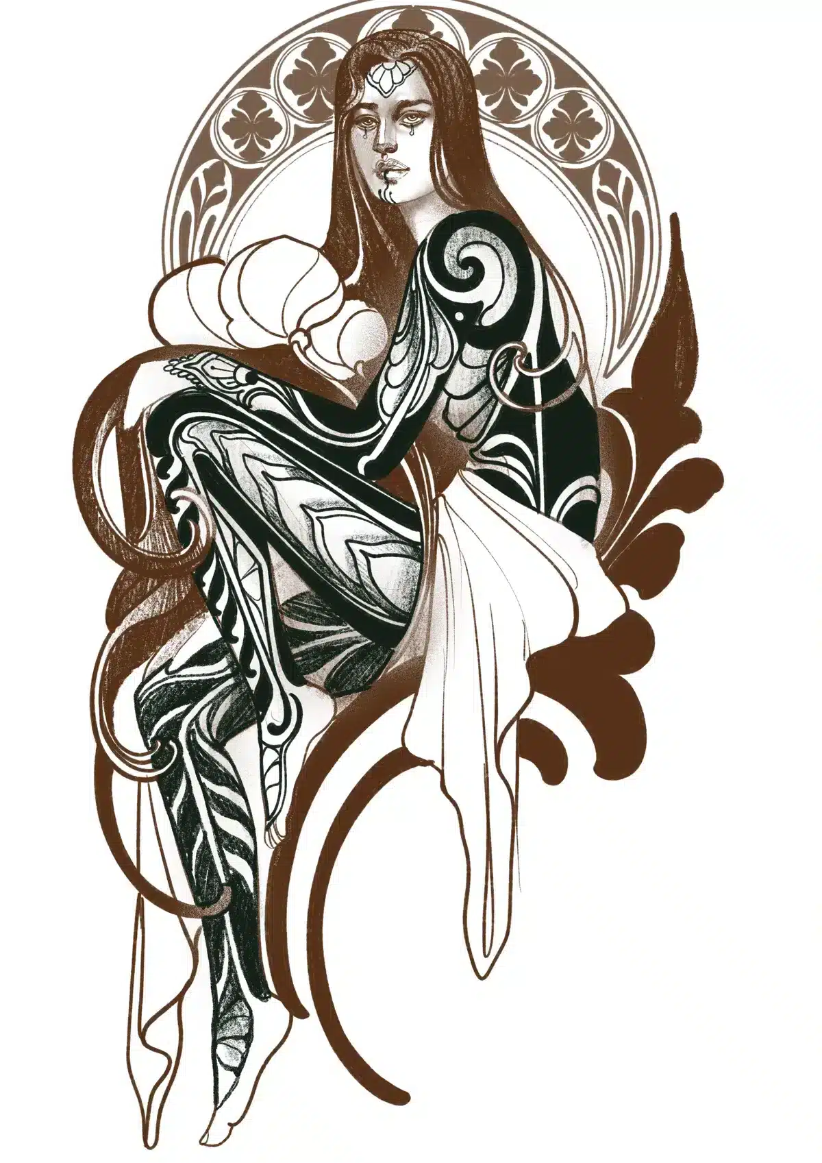 Ilustracion Fiori Lorett - Neotraditional Tattoo - (29)