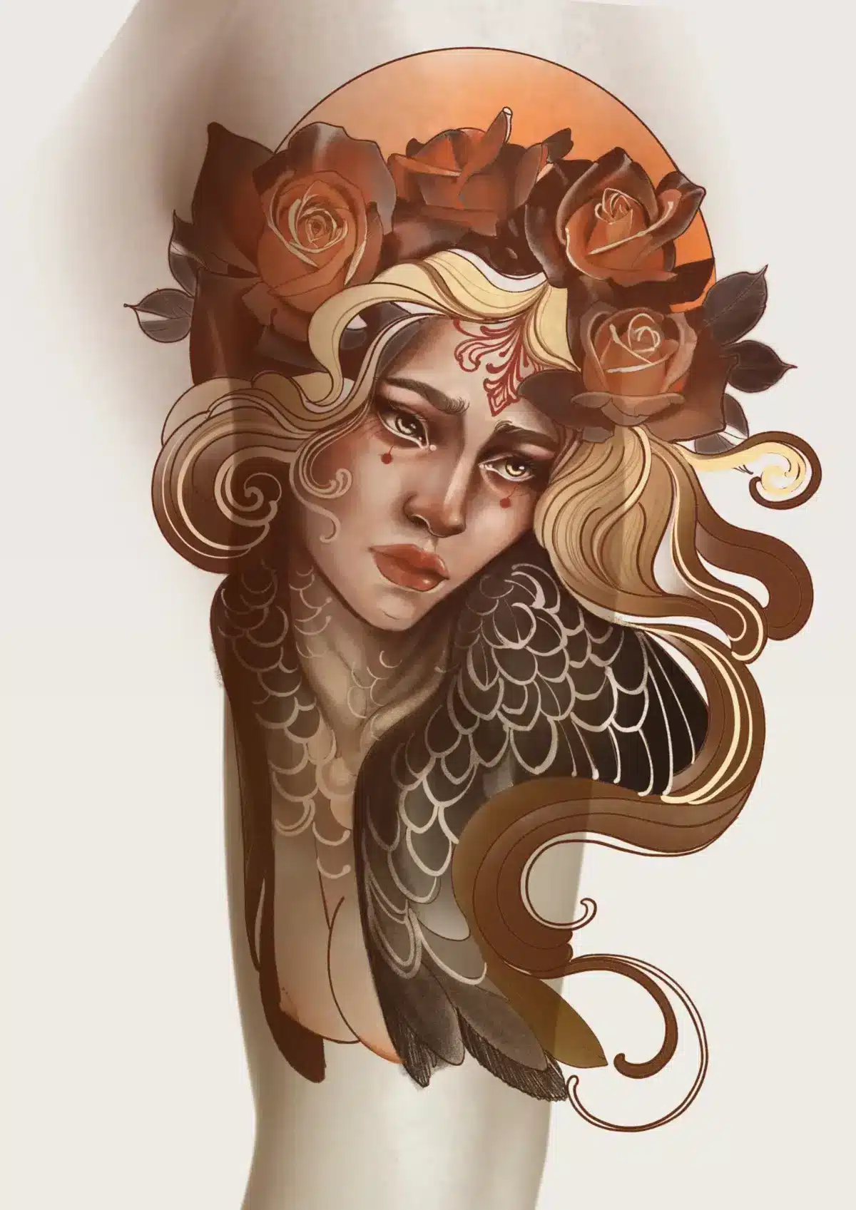 Ilustracion Fiori Lorett - Neotraditional Tattoo - (4)