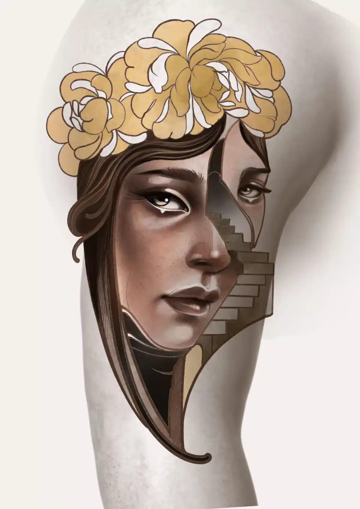 Ilustracion Fiori Lorett - Neotraditional Tattoo - (7)