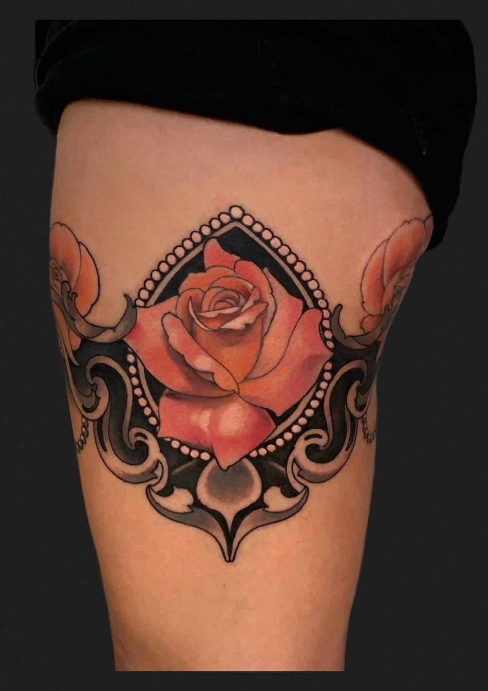 NEOTRADITIONAL ROSES TATTOOS